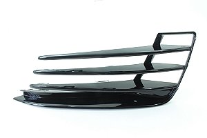 Moldura Farol Milha L.e Vw Golf Gti 2014/2017 Black Piano