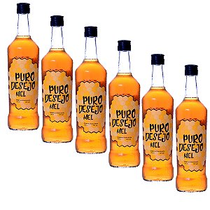 Combo 6 Garrafas Bebida Alcóolica Mista Puro Desejo - Mel