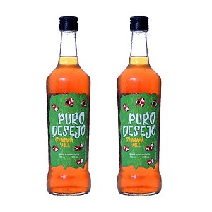 Combo 2 Garrafas Bebida Alcóolica Mista Puro Desejo - Guaraná e Mel