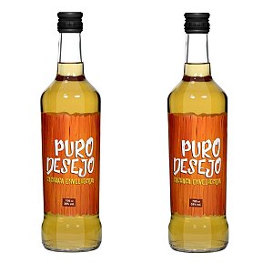Combo 2 garrafas Cachaça Envelhecida em Carvalho Puro Desejo