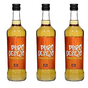 Combo 3 Cachaça envelhecida em Carvalho Puro Desejo