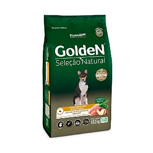 GOLDEN SELECAO NATURAL CAES ADULTOS PORTE PEQUENO FRANGO COM BATATA DOCE 10,1KG