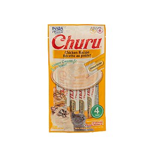 Petisco Cremoso Churu Galinha 56 g – Sem Grãos, Alta Aceitação