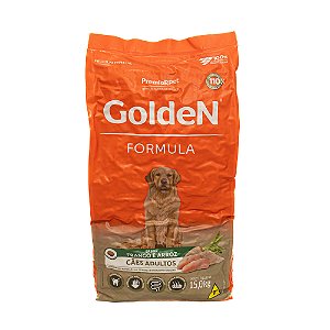 Ração Golden Fórmula Cães Adultos Frango e Arroz 15kg – Alta Digestibilidade e Nutrição Premium