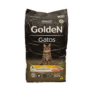 Ração Golden Gatos Adultos Frango 10,1kg – Saúde Urinária e Alta Palatabilidade