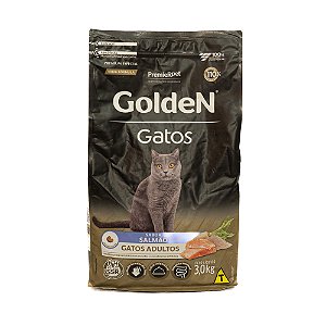 Ração Golden Gatos Adultos Salmão 3kg – Saúde Urinária e Alta Palatabilidade