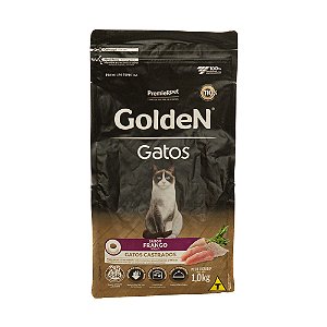Ração Golden Gatos Castrados Frango 1kg – Controle de Peso e Saúde Urinária