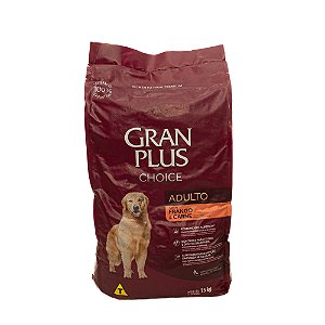 Ração GranPlus Choice Cães Adultos Frango e Carne 15kg – Nutrição Completa e Alta Palatabilidade