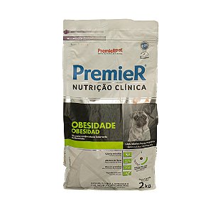 Ração PremieR Nutrição Clínica Obesidade Cães Raças Pequenas 2kg – Super Premium