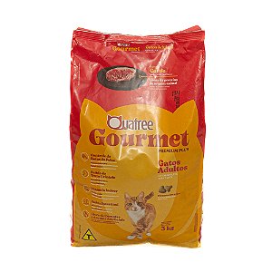 Ração Quatree Gourmet Gatos Adultos Carne 3kg – Nutrição Completa e Alta Palatabilidade
