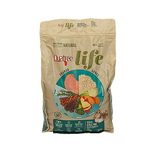 Quatree Life Cães Adultos Raças Pequenas Frango & Arroz 3kg | Ração Premium
