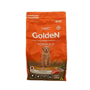 Golden Fórmula Cães Adultos Salmão & Arroz 3kg | Ração Premium