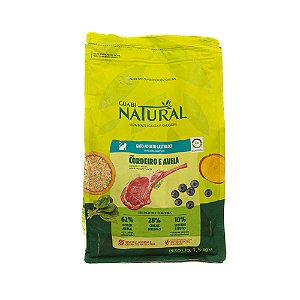 Guabi Natural Gatos Castrados Cordeiro & Aveia 1,5kg | Ração Super Premium Natural