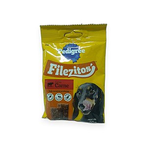 Petisco Pedigree Filezitos Sabor Carne 60g