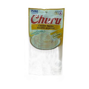 Petisco para Gatos Inaba Churu Creamy Sabor Frango 56g