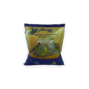 Mistura para Canários Pássaro Forte Pintassilgo e Pintagol 500g