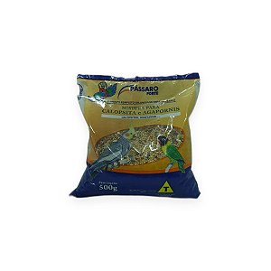 Mistura para Calopsita e Agapornis Pássaro Forte 500g