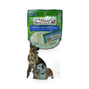 Petisco para Cães Inaba Churu Frango com Atum 56g