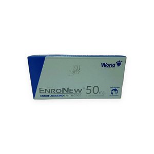 Antibiótico World Veterinária Enronew 50mg - 10 Comprimidos