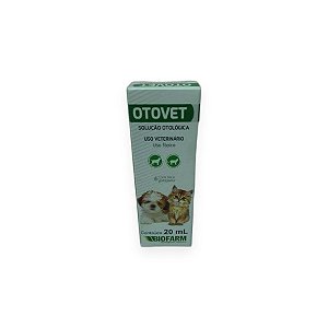 Otovet Solução Otológica Biofarm 20 mL