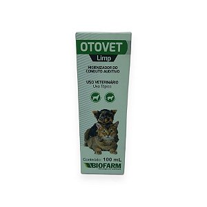 Higienizador do Conduto Auditivo Biofarm Otovet Limp 100 mL