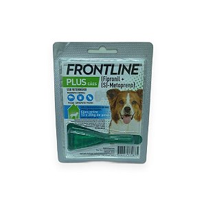 Antipulgas e Carrapatos Frontline Plus para Cães de 10 a 20kg - 1 Pipeta de 1,34ml