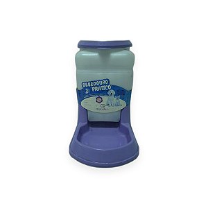 Bebedouro Prático Automático Alvorada Pet 3 Litros Lilás