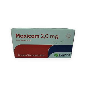 Anti-inflamatório Ourofino Maxicam 2,0 mg - 10 Comprimidos