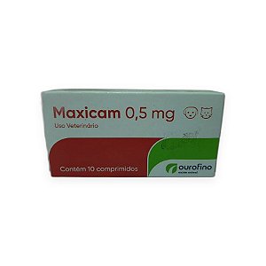 Anti-inflamatório Ourofino Maxicam 0,5 mg - 10 Comprimidos