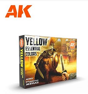 AK Interactive Yellow Essential Colors 3gen Set