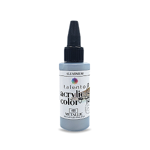 Tinta Acrílica Talento Metálica Aluminium - 30ML