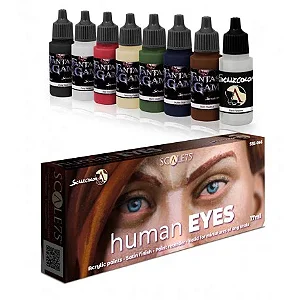 Set de Tintas Acrílicas ScaleColor - Human Eyes - Scale75 - 8x 17ml