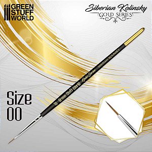 GOLD SERIES Pincel Kolinsky Siberiano - 00