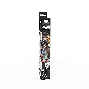 Tabletop Syntethic Brushes Set
