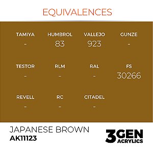 JAPANESE BROWN – STANDARD