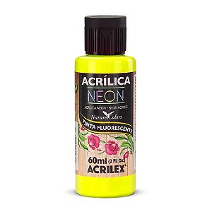 ACRILICA FOSCA NEON 60ML AMARELO LIMAO