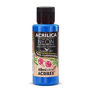 ACRILICA FOSCA NEON 60ML AZUL