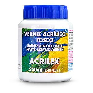 VERNIZ ACRILICO FOSCO 250ML SEM COR