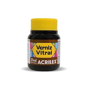 VERNIZ VITRAL/37ML MARROM