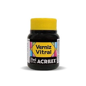 VERNIZ VITRAL/37ML PRETO