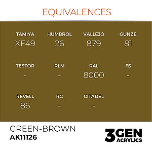 GREEN-BROWN - STANDARD