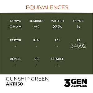 GUNSHIP GREEN – STANDARD
