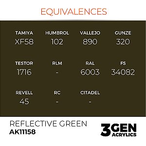REFLECTIVE GREEN – STANDARD
