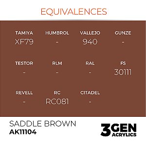 SADDLE BROWN – STANDARD
