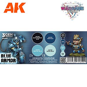 WARGAME SET. BLUE ARMOR.
