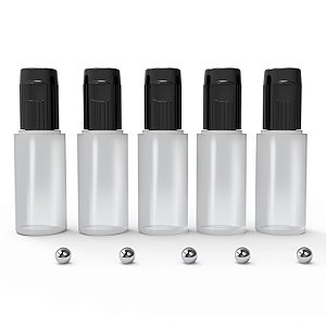 Empty Dropper Bottles 17ml with Mixing Balls