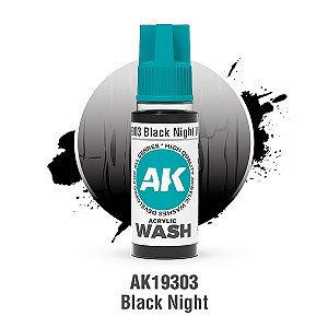 Black Night - Acrylic Wash