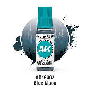 Blue Moon - Acrylic Wash