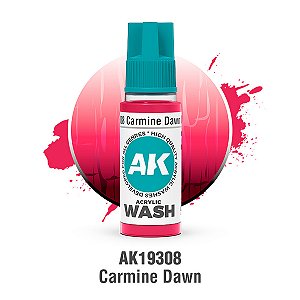 Carmine Dawn - Acrylic Wash