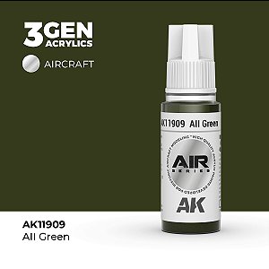 Tinta Acrílica AK Interactive 3GEN AIR AII Green 18ml